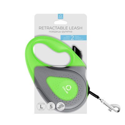 Поводок для собак Collar лента L до 50 кг 5 м салатовый (81265) | Зображення 2