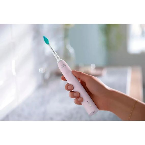 Набір електричних зубних щіток Philips Sonicare HX3675/15 Gemini (серія 3100) Black+Pink | Зображення 3