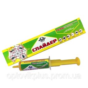 Шприц-гель від тарганів, мурах та інших повзаючих комах без запаху "Спайдер", 30 г