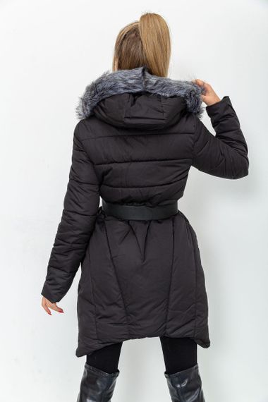 Куртка женская зимняя  цвет черный 131R2258 | Зображення 5