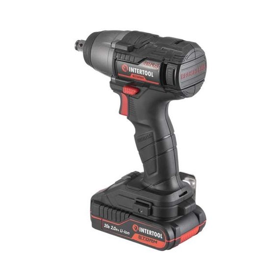 Гайкокрут ударний акумуляторний з безщітковим двигуном 20 В, 300 Nm, 0-2500 об/хв, 0-3000 уд/хв, 1/2", | Зображення 2