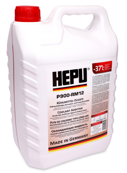 Антифриз Hepu Red G12 готовий 5L