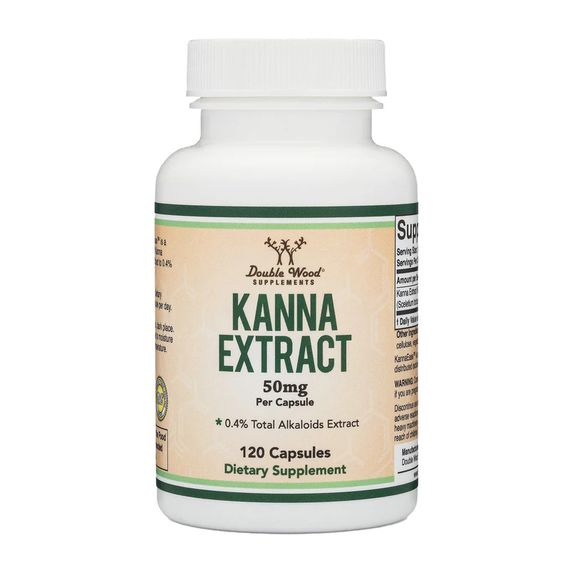 Канна екстракт Double Wood Kanna Extract (Sceletium Tortuosum) 50 mg 120 caps