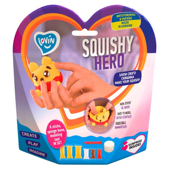 Набір для ліплення з повітряним пластиліном Squishy Squiny Pooh ТМ Lovin 70128 | Зображення 2