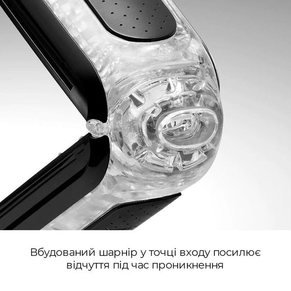 Мастурбатор Tenga Flip Zero Black, змінна інтенсивність стимуляції, розкладний | Зображення 4