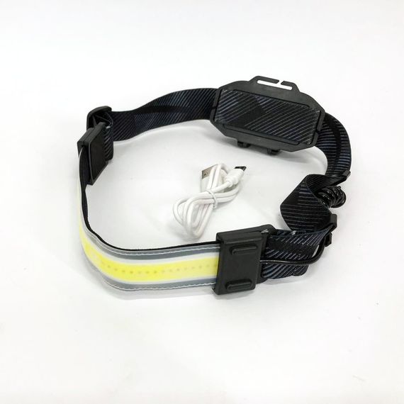Фонарик на лоб XQ-T1C COB, Компактный налобный фонарь, Фонарик на голову диодный Led фонарь голову CW-55 | Зображення 8