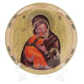 Колекційна тарілка Богородиця 13см