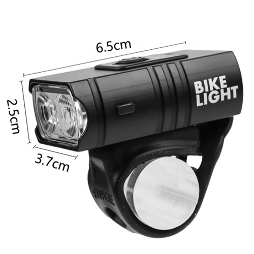 Велосипедный фонарь BK-02Pro-2XPE ULTRA LIGHT, алюминий, micro USB, встроенный аккумулятор | Зображення 4