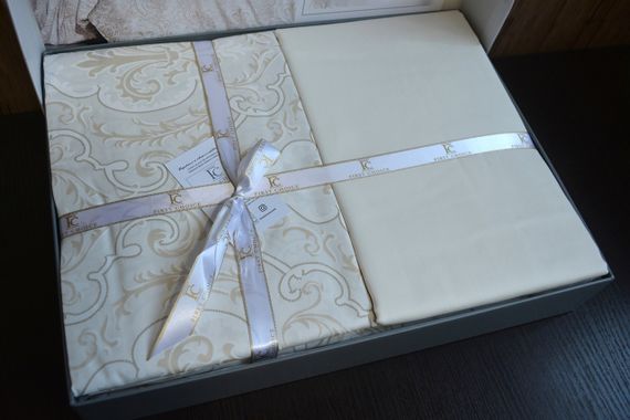 Постельное белье First Choice Cotton Satin 200х220 см Delmor Cream | Зображення 4