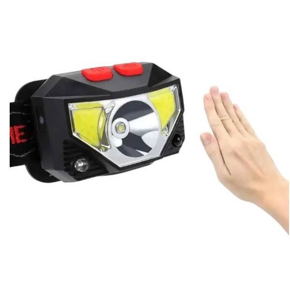 Налобний світлодіодний ліхтарик на акумуляторі із датчиком руху Stronglight