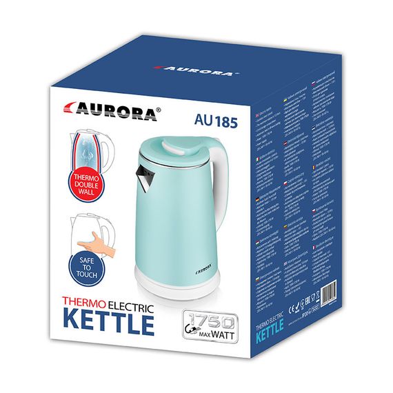 Электрочайник Aurora 1856AU 1.8 л голубой | Зображення 2