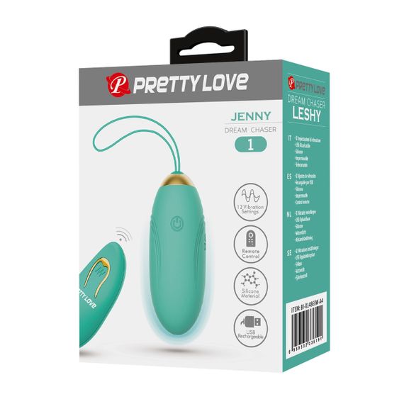 Віброяйце серії Pretty Love - Jenny Dream chaser 1 Green, BI-014362W-9A4 Sex Aura | Зображення 7