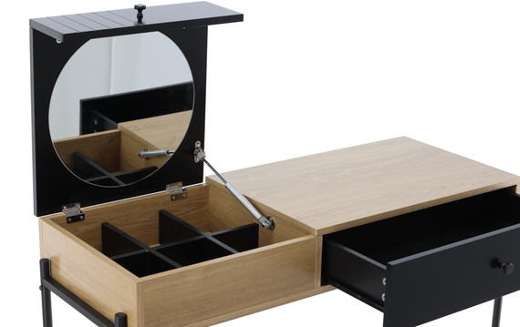 Туалетний косметичний столик  LOFT RETRO 100x40x79см  Польша | Зображення 5