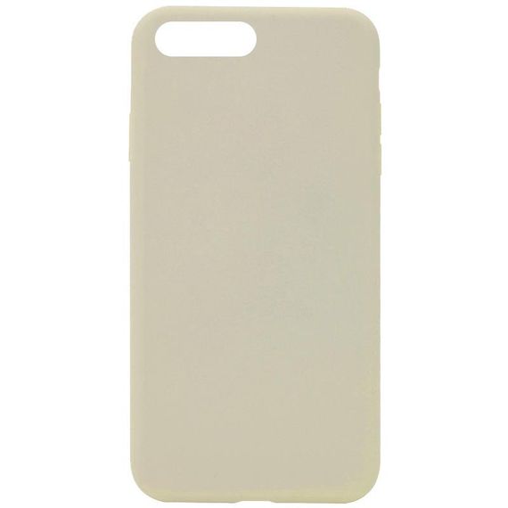 Чехол Silicone Case Full Protective (AA) NO LOGO для Apple iPhone 7 plus / 8 plus (5.5") Бежевый / Antique White