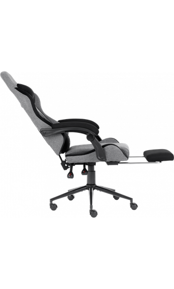Кресло геймерское GT Racer X-2324 Fabric GrayBlack Suede | Зображення 4