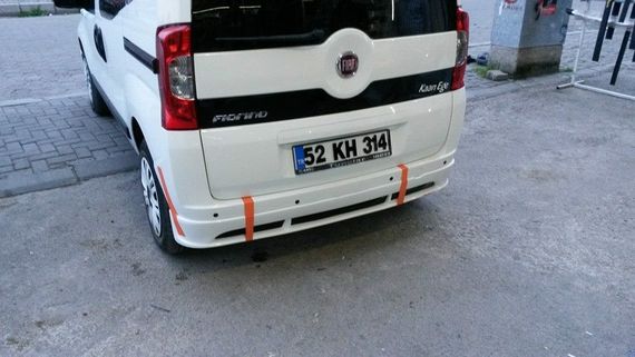 Накладка на задній бампер Emotion (під фарбування) для Peugeot Bipper 2008-2024 рр | Зображення 1