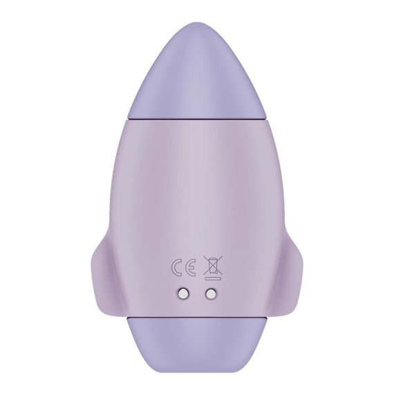 Вакуумний стимулятор з вібрацією Satisfyer Mission Control Violet, 2 незалежні мотори | Зображення 4
