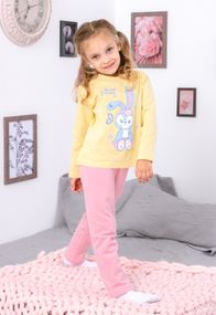 Піжама для дівчинки Носи своє 128 Жовтий (p-3041-132890)