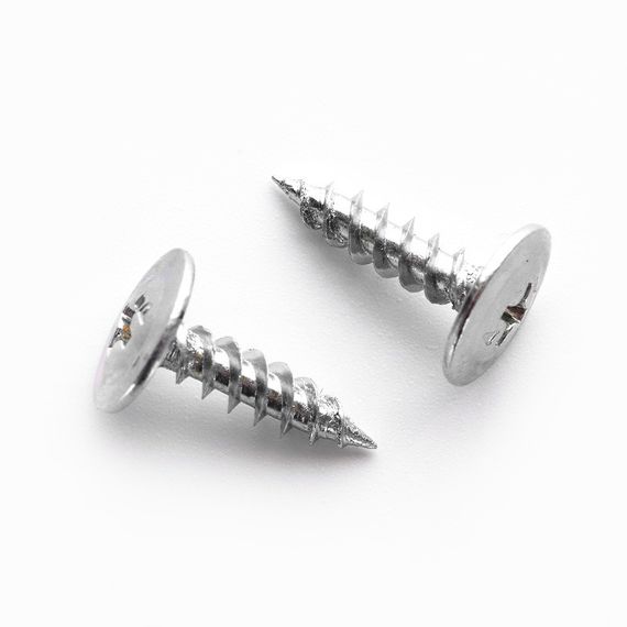 Саморіз з прес-шайбою 4,2*16 гострий цинк білий (пач 200 шт.) APRO 10L4216-21 | Зображення 1