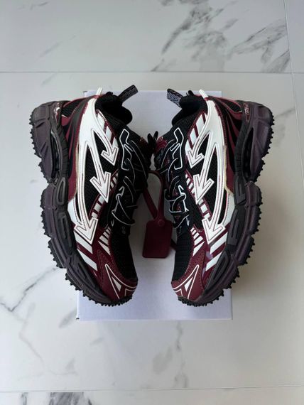 Кросівки Off-White Be Right Back Burgundy / офф  топ весна / осінь 16005 41 26 см | Зображення 2