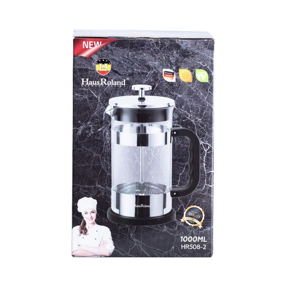 Заварник для чаю з френч пресом скляний 1л HP33541 | Зображення 4