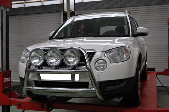 Кенгурятник WT018 (нерж.) для Skoda Yeti 2010-2024 гг | Зображення 3