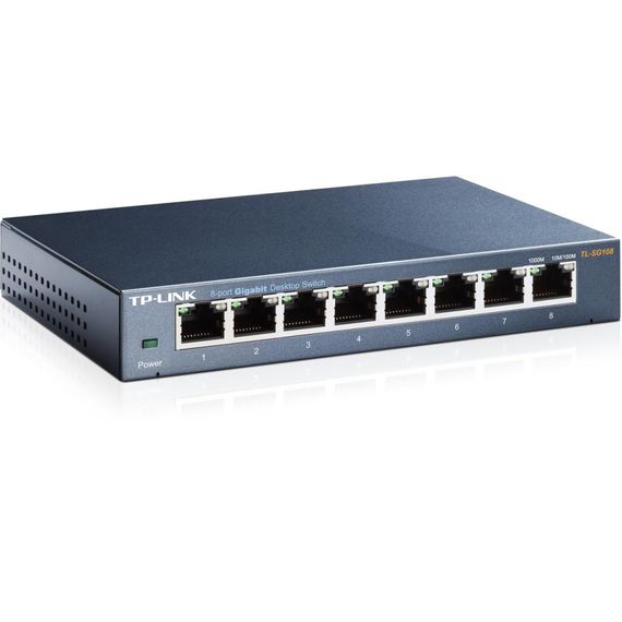 Комутатор мережевий TP-Link TL-SG108 | Зображення 1
