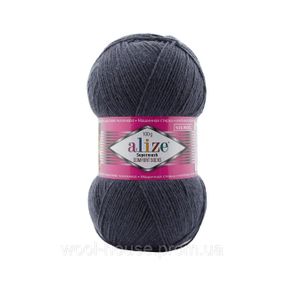 Шкарпеткова пряжа Alize Superwash Comfort Socks, сіро-синій 872