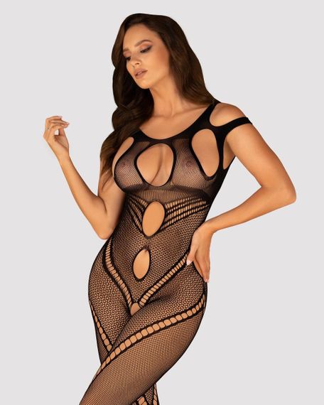 Бодистокинг Obsessive Bodystocking G322 S/M/L, фантасмагорически-силуэтный крой sexstyle | Зображення 1