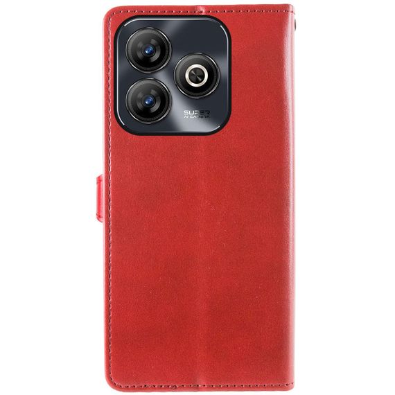 Шкіряний чохол-книжка GETMAN Gallant (PU) для ZTE Blade A75 4G Червоний | Зображення 4