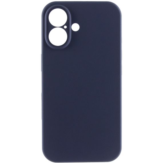 Чохол Silk Full Camera Protective (AA) NO LOGO для Apple iPhone 16 Plus (6.7") Темно-синій / Midnight blue | Зображення 1