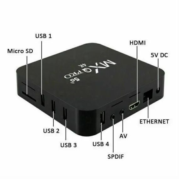 ТБ-приставка Smart TV Box MXQ Pro 4K 5G 4/32gb | Зображення 3