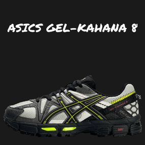 Чоловічі кросівки ASICS Gel-Kahana 8 Grey White Black , В'єтнам
