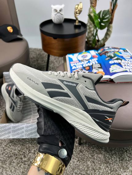 Чоловічі кросівки R2eebok Nano X3 Grey Black Orange (текстиль) весна / літо / осінь 43 28 | Зображення 6