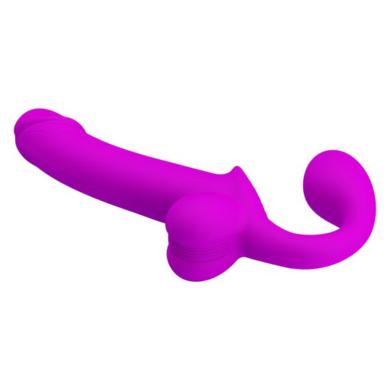 Безремневой страпон Pretty Love Kelpie с имитацией семяизвержения, 25 х 3.9 см sexstyle | Зображення 3