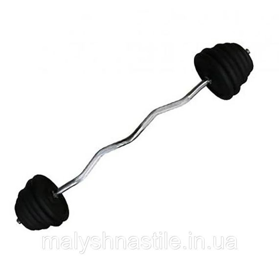 Наборная штанга Home TI-0201-120-43, 43 кг W-образный гриф