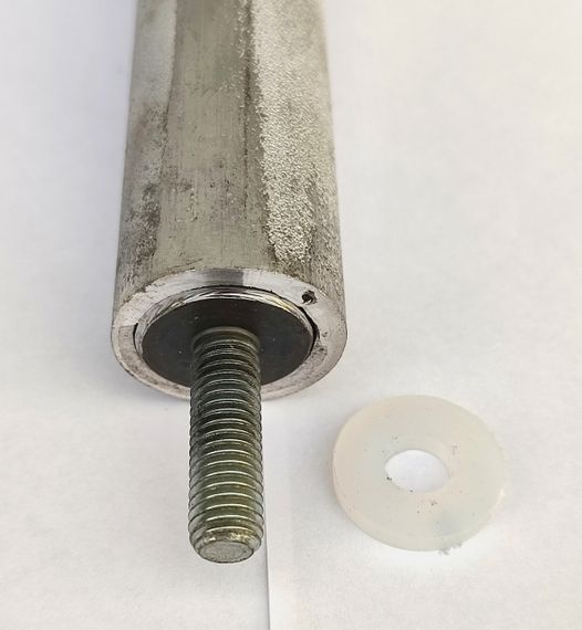 Анод магнієвий D 26/400/м8/25 з влитою шайбою і прокладкою, для бойлера Electrolux, Bosch,Fagor,Hi-therm,Tesy | Зображення 4