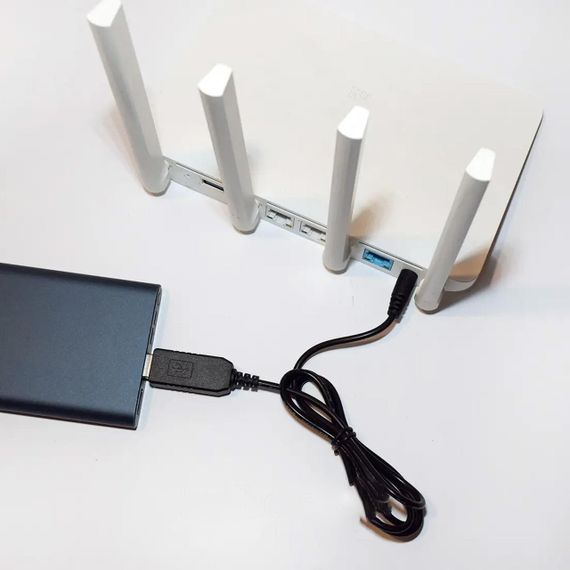 Кабель USB-DC для живлення роутера/модему (9В) від PowerBank / Перехідник для Wi-Fi / Адаптер для модему | Зображення 5