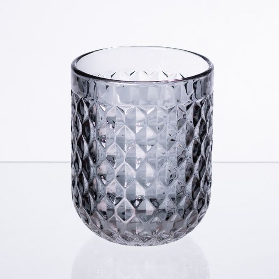 Набір склянок 6 шт скляні склянки 250 (мл) Сірий HP-19-117 | Зображення 1