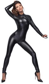 Комбинезон Johana Catsuit with Leash на поводке M sexstyle