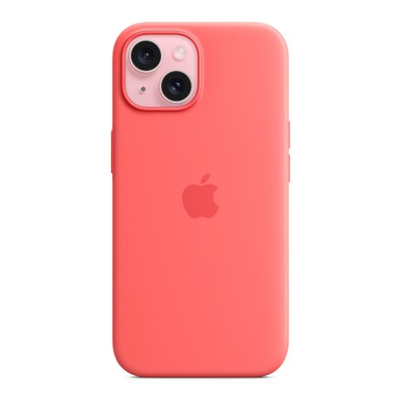 Чохол до мобільного телефона Apple iPhone 15 Silicone Case with MagSafe Guava (MT0V3ZM/A) | Зображення 1