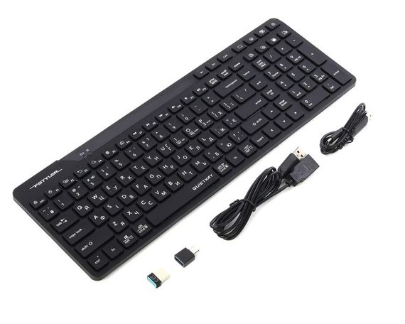 Клавіатура бездротова A4Tech FBK27C AS, колір чорний | Зображення 3