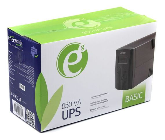 Джерело безперебійного живлення EnerGenie EG-UPS-B850, 850 ВA | Зображення 2