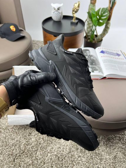 Чоловічі кросівки Salomon Supercross 4 Grey Black весна / осінь A3249 | Зображення 3