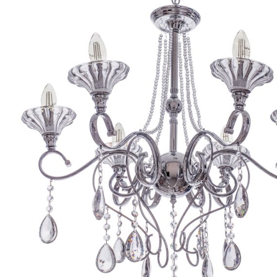 Люстра свеча подвесная хрустальная E14 (BCL-722S/6) | Зображення 3