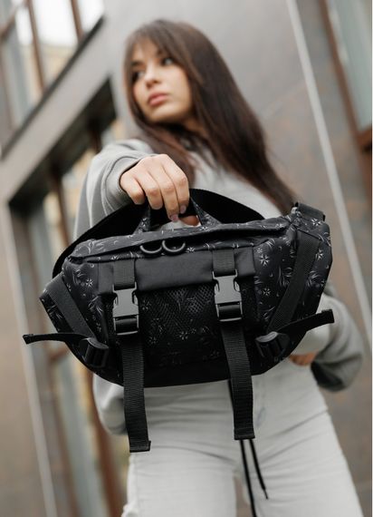 Жіноча сумка бананка Sambag Dynamicdart чорна 38 × 21 × 7 см (80411702) | Зображення 3