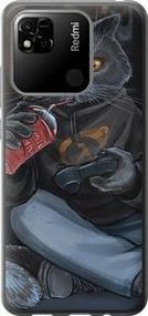 Чохол на Xiaomi Redmi 10A gamer cat із пластику FCh_033339