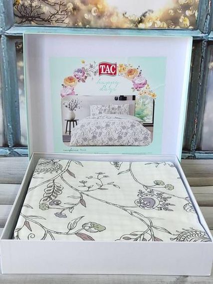 Постільна білизна Tac Rosie Ранфорс Євро розмір