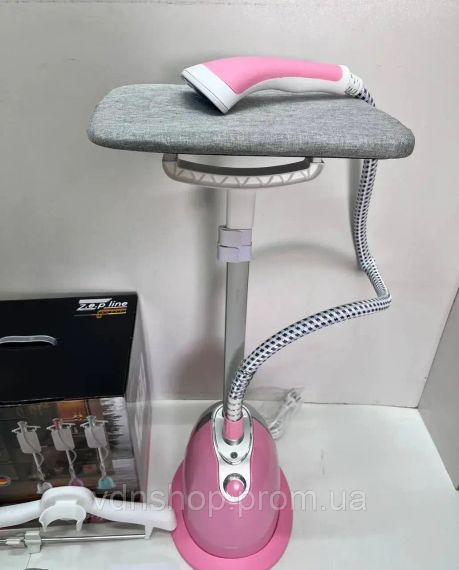 Розовый Отпариватель вертикальный для одежды со стойкой Zepline ZP-130 3000W | Зображення 5
