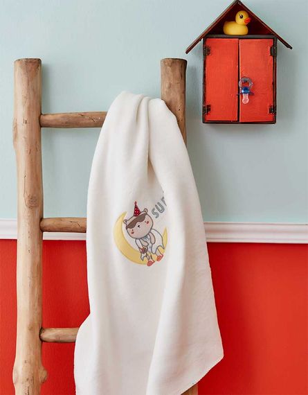 Плед Karaca Home 10404 Туреччина 100*120 см  Бавовна + акрил Білий